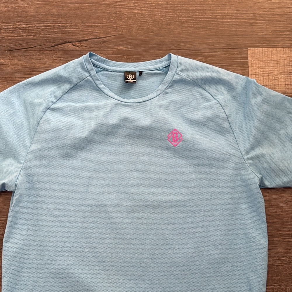 Blue Short Sleeve Crew Neck Tee
